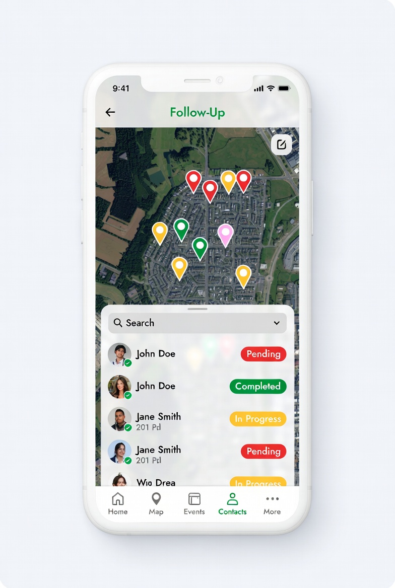 Follow-up tools interface