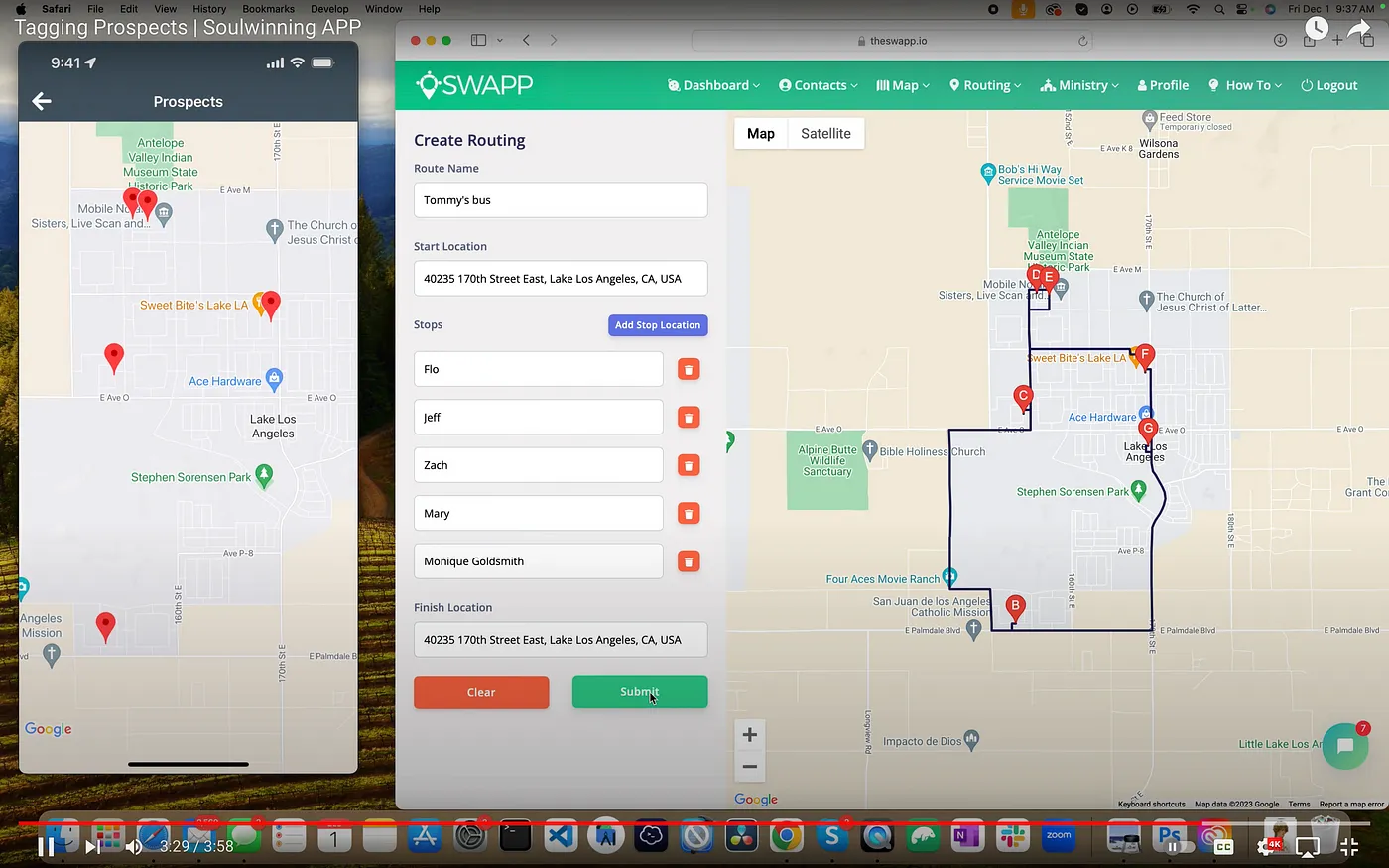 Create a custom follow-up route from tagged prospects